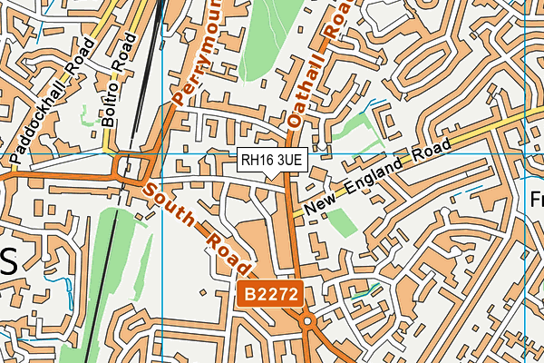RH16 3UE map - OS VectorMap District (Ordnance Survey)