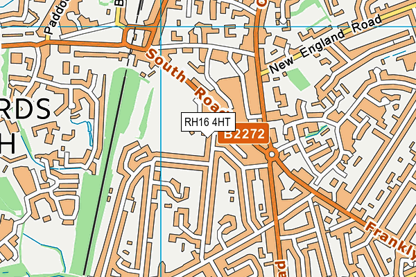 RH16 4HT map - OS VectorMap District (Ordnance Survey)