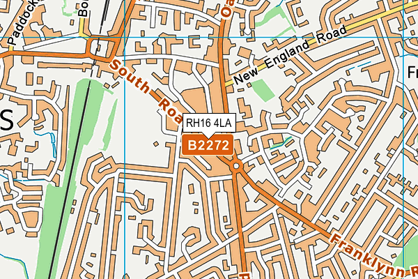 RH16 4LA map - OS VectorMap District (Ordnance Survey)