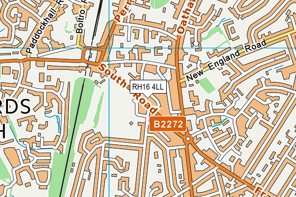 RH16 4LL map - OS VectorMap District (Ordnance Survey)