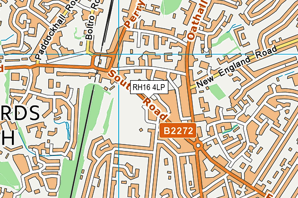 RH16 4LP map - OS VectorMap District (Ordnance Survey)