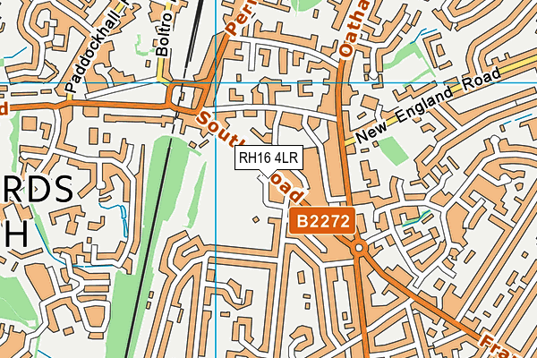 RH16 4LR map - OS VectorMap District (Ordnance Survey)