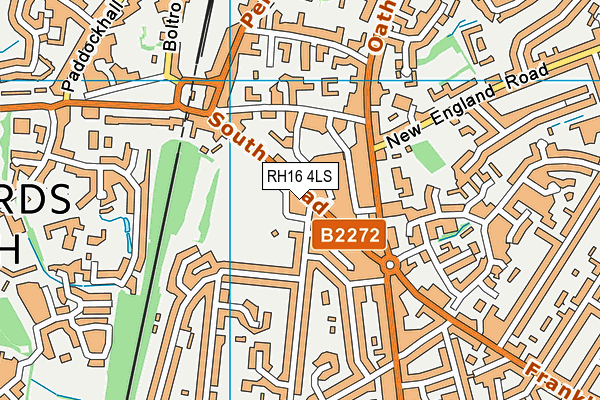RH16 4LS map - OS VectorMap District (Ordnance Survey)