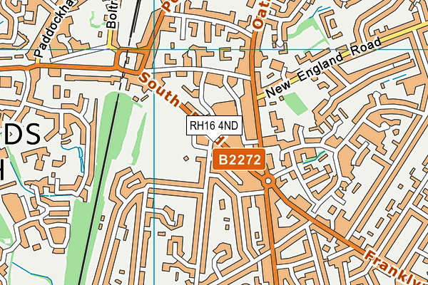 RH16 4ND map - OS VectorMap District (Ordnance Survey)