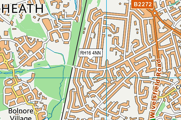 RH16 4NN map - OS VectorMap District (Ordnance Survey)