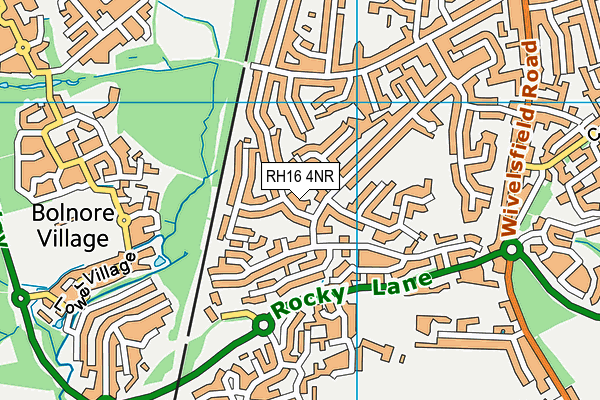 RH16 4NR map - OS VectorMap District (Ordnance Survey)