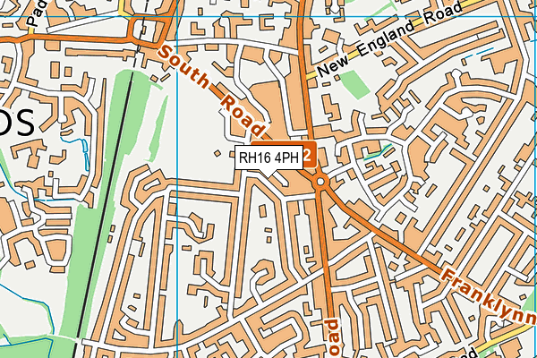 RH16 4PH map - OS VectorMap District (Ordnance Survey)
