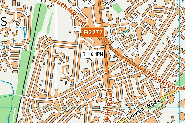 RH16 4PN map - OS VectorMap District (Ordnance Survey)