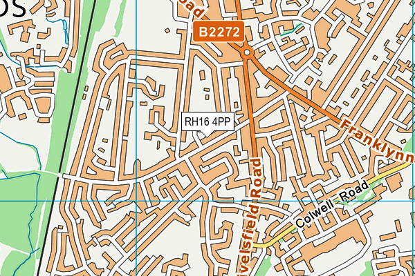 RH16 4PP map - OS VectorMap District (Ordnance Survey)