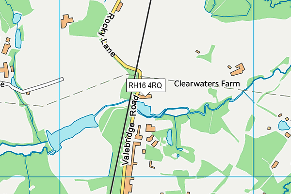 RH16 4RQ map - OS VectorMap District (Ordnance Survey)