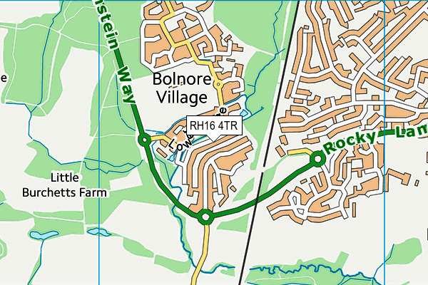 RH16 4TR map - OS VectorMap District (Ordnance Survey)