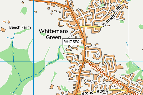 RH17 5EQ map - OS VectorMap District (Ordnance Survey)