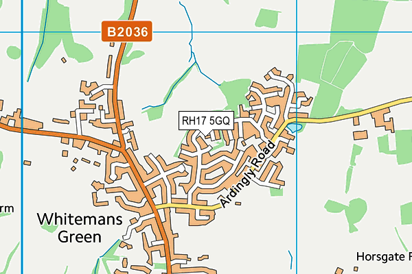 Map of CUCKFIELD PLUMBING & HEATING ENGINEERS LIMITED at district scale
