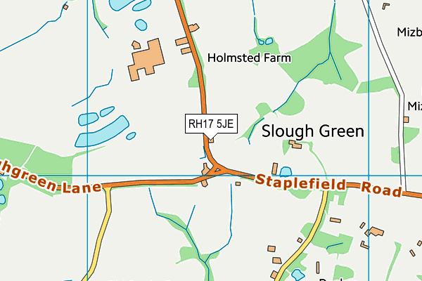 RH17 5JE map - OS VectorMap District (Ordnance Survey)