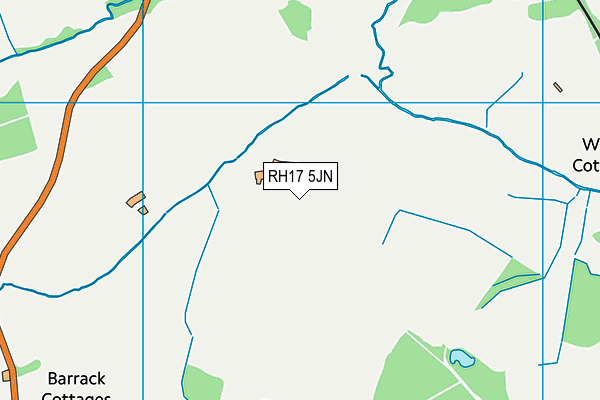 RH17 5JN map - OS VectorMap District (Ordnance Survey)