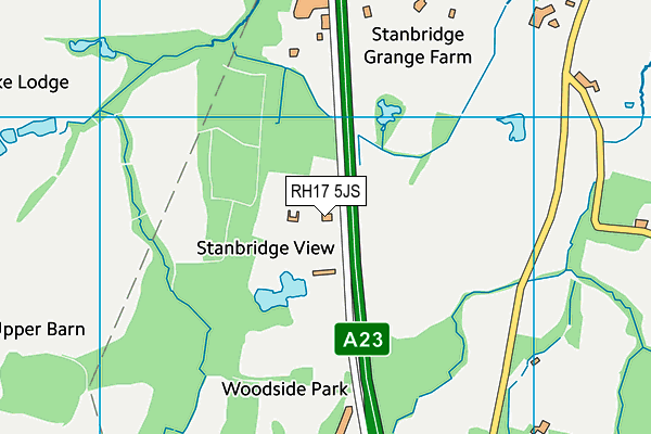 RH17 5JS map - OS VectorMap District (Ordnance Survey)