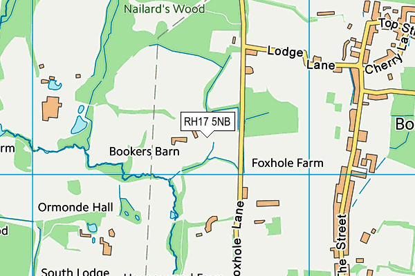 RH17 5NB map - OS VectorMap District (Ordnance Survey)