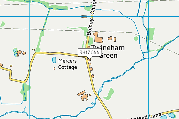 RH17 5NN map - OS VectorMap District (Ordnance Survey)