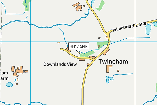 Twineham CofE Primary School map (RH17 5NR) - OS VectorMap District (Ordnance Survey)