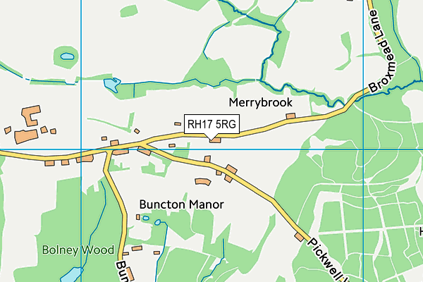 RH17 5RG map - OS VectorMap District (Ordnance Survey)