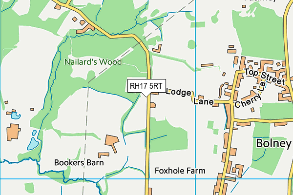 RH17 5RT map - OS VectorMap District (Ordnance Survey)