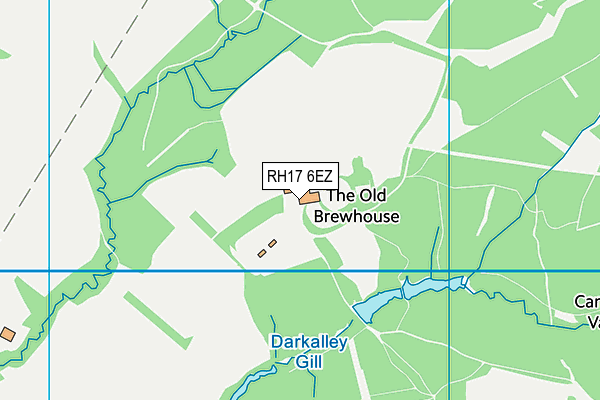 RH17 6EZ map - OS VectorMap District (Ordnance Survey)