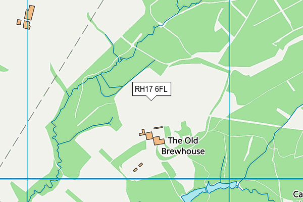 RH17 6FL map - OS VectorMap District (Ordnance Survey)