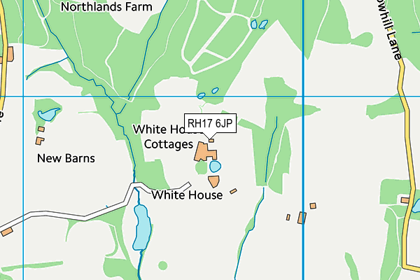 RH17 6JP map - OS VectorMap District (Ordnance Survey)