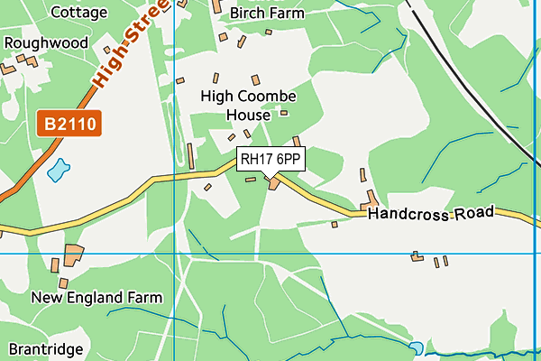 RH17 6PP map - OS VectorMap District (Ordnance Survey)