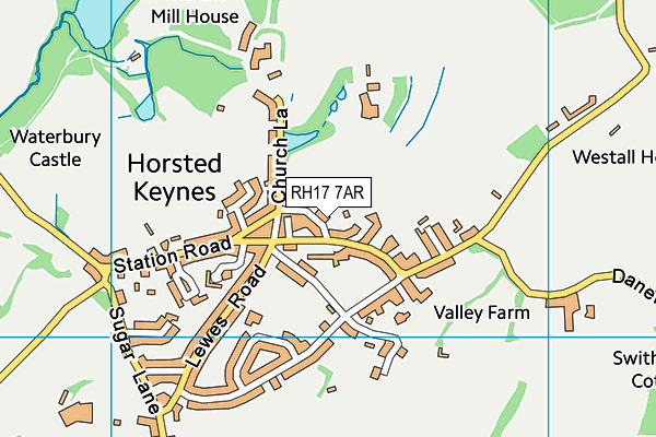 RH17 7AR map - OS VectorMap District (Ordnance Survey)