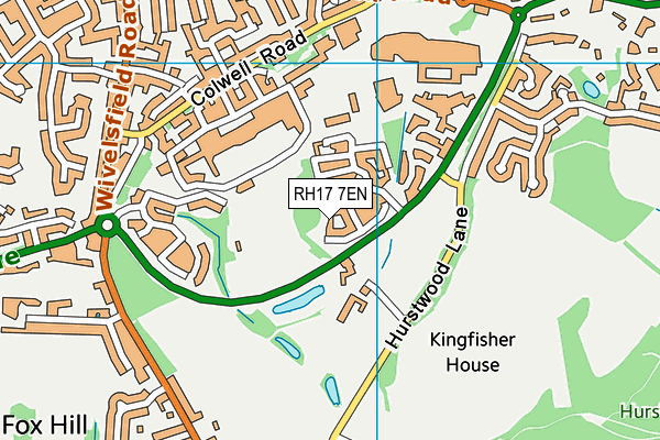 RH17 7EN map - OS VectorMap District (Ordnance Survey)