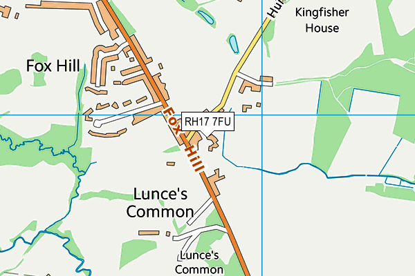 RH17 7FU map - OS VectorMap District (Ordnance Survey)