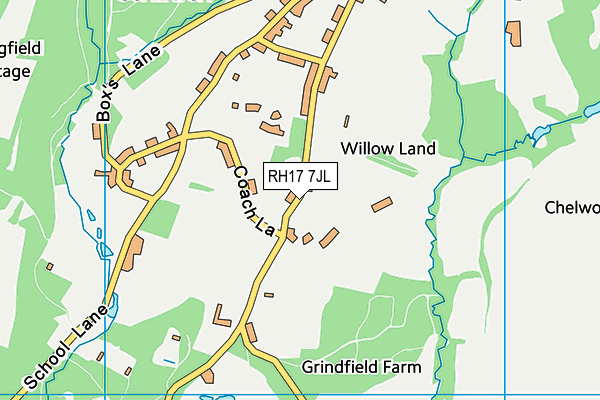 RH17 7JL map - OS VectorMap District (Ordnance Survey)