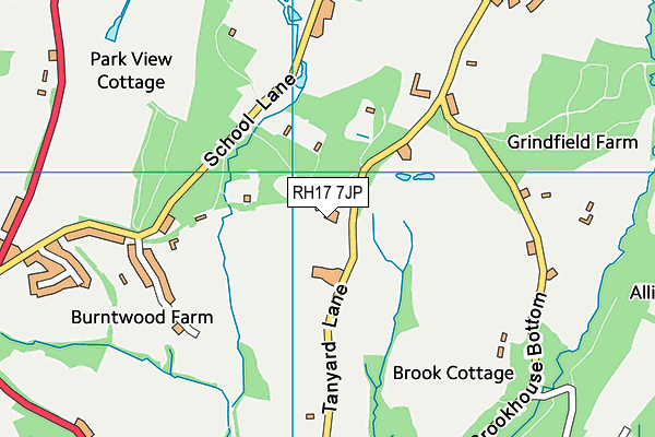 RH17 7JP map - OS VectorMap District (Ordnance Survey)