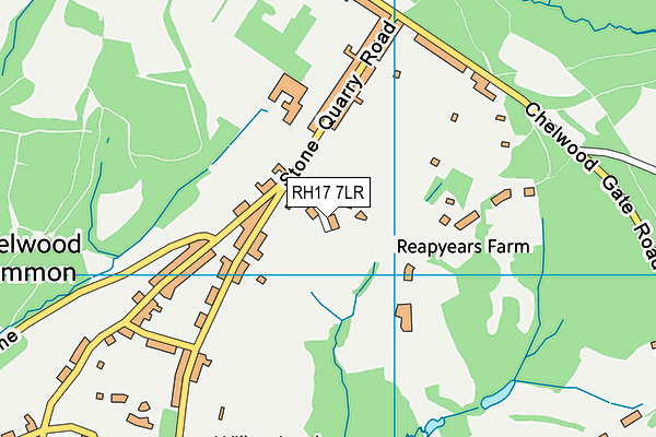 RH17 7LR map - OS VectorMap District (Ordnance Survey)