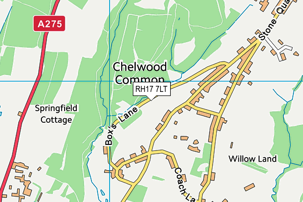 RH17 7LT map - OS VectorMap District (Ordnance Survey)