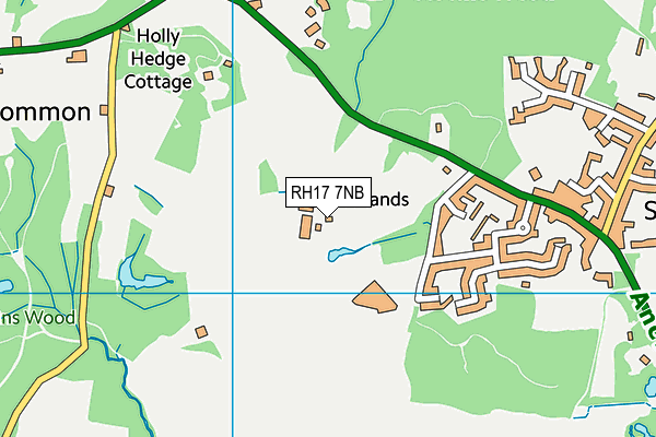 Awbrook Ground map (RH17 7NB) - OS VectorMap District (Ordnance Survey)