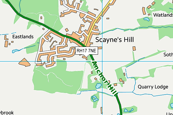 RH17 7NE map - OS VectorMap District (Ordnance Survey)