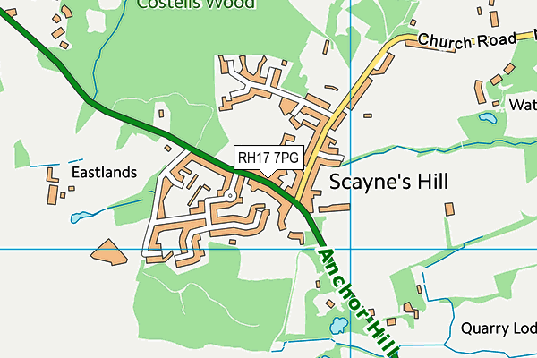 Map of LITTLE BENTSWOOD LIMITED at district scale