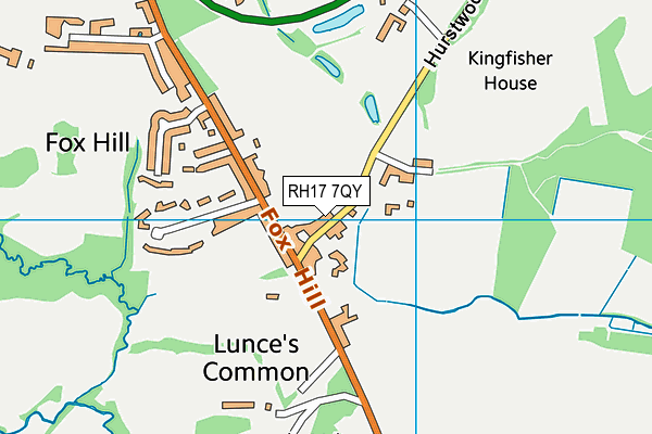 RH17 7QY map - OS VectorMap District (Ordnance Survey)