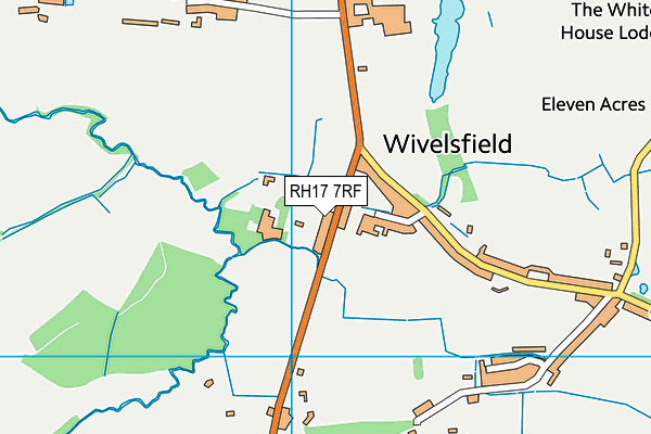 RH17 7RF map - OS VectorMap District (Ordnance Survey)