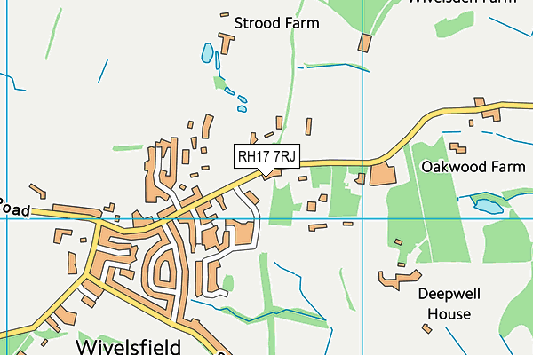 RH17 7RJ map - OS VectorMap District (Ordnance Survey)