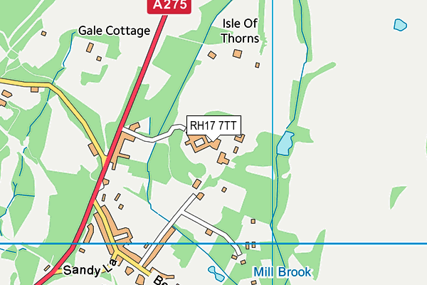 RH17 7TT map - OS VectorMap District (Ordnance Survey)