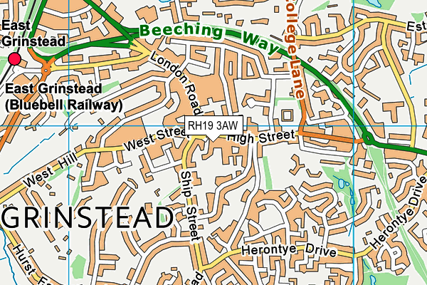 Map of THE NEST (SUSSEX) LTD at district scale