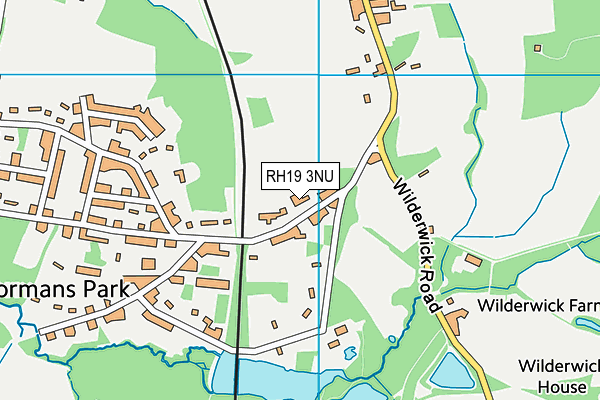 Map of WINDMILL LANE HOLLINGBOURNE LTD at district scale