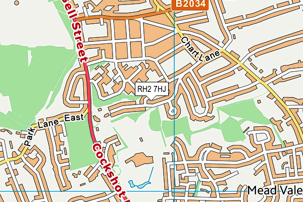 Map of 16 SMOKE LANE REIGATE LIMITED at district scale