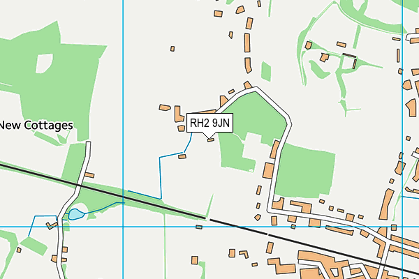 Reigate Rfc map (RH2 9JN) - OS VectorMap District (Ordnance Survey)