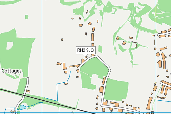 RH2 9JQ map - OS VectorMap District (Ordnance Survey)