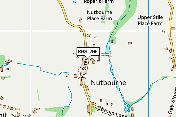 Map of NUTBOURNE VINEYARDS LIMITED at district scale