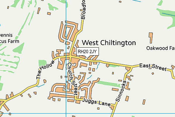 West Chiltington Community Primary School map (RH20 2JY) - OS VectorMap District (Ordnance Survey)